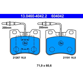 ATE Sada brzdových doštiček 13.0460-4042.2_thumb2