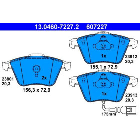 ATE Sada brzdových doštiček 13.0460-7227.2_thumb2
