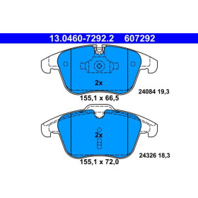 ATE Sada brzdových doštiček 13.0460-7292.2_thumb2
