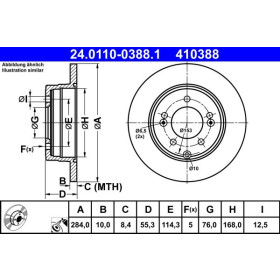 ATE Brzdový kotouč plný Ø284mm 24.0110-0388.1_thumb2