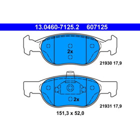 ATE Sada brzdových doštiček 13.0460-7125.2_thumb2