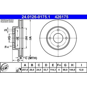 ATE Brzdový kotouč větraný Ø257mm 24.0126-0175.1_thumb2