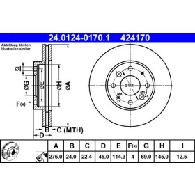 ATE Brzdový kotouč větraný Ø276mm 24.0124-0170.1_thumb2