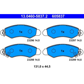 ATE Sada brzdových doštiček 13.0460-5837.2_thumb2