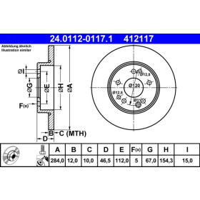 ATE Brzdový kotouč plný Ø284mm 24.0112-0117.1_thumb2