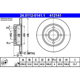 ATE Brzdový kotouč plný Ø240mm 24.0112-0141.1_thumb2