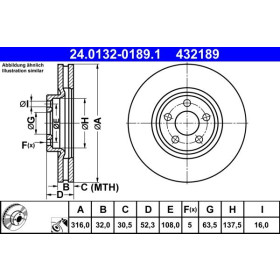 ATE Brzdový kotouč větraný Ø316,0mm 24.0132-0189.1_thumb2