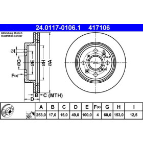 ATE Brzdový kotouč větraný Ø253mm 24.0117-0106.1_thumb2