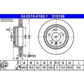 ATE Brzdový kotouč větraný Ø294mm 24.0319-0108.1_thumb2