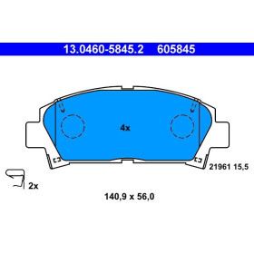 ATE Sada brzdových doštiček 13.0460-5845.2_thumb2