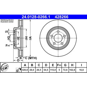 ATE Brzdový kotouč větraný Ø320mm 24.0128-0266.1_thumb2