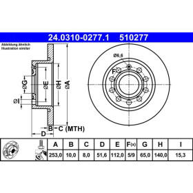 ATE Brzdový kotouč plný Ø253mm 24.0310-0277.1_thumb2