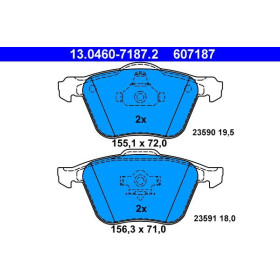 ATE Sada brzdových doštiček 13.0460-7187.2_thumb2