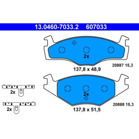 ATE Sada brzdových doštiček 13.0460-7033.2_thumb2