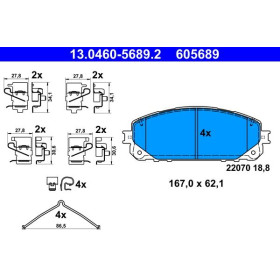 ATE Sada brzdových doštiček 13.0460-5689.2_thumb2