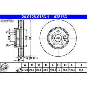 ATE Brzdový kotouč větraný Ø275mm 24.0128-0183.1_thumb2