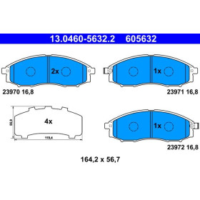 ATE Sada brzdových doštiček 13.0460-5632.2_thumb2