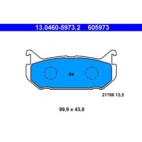 ATE Sada brzdových doštiček 13.0460-5973.2_thumb2