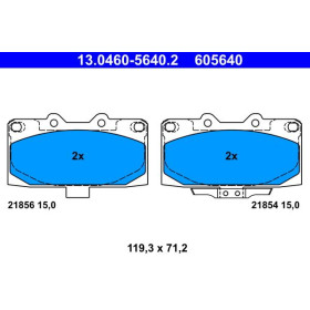 ATE Sada brzdových doštiček 13.0460-5640.2_thumb2