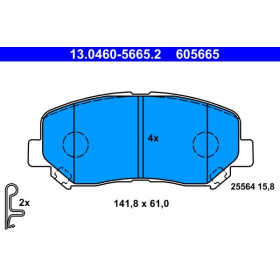 ATE Sada brzdových doštiček 13.0460-5665.2_thumb2