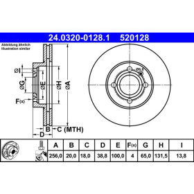 ATE Brzdový kotouč větraný Ø256mm 24.0320-0128.1_thumb2