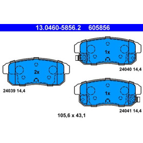 ATE Sada brzdových doštiček 13.0460-5856.2_thumb2