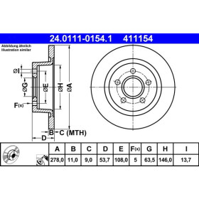 ATE Brzdový kotouč plný Ø278mm 24.0111-0154.1_thumb2