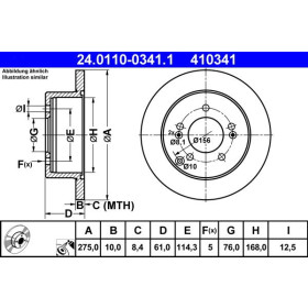 ATE Brzdový kotouč plný Ø275mm 24.0110-0341.1_thumb2