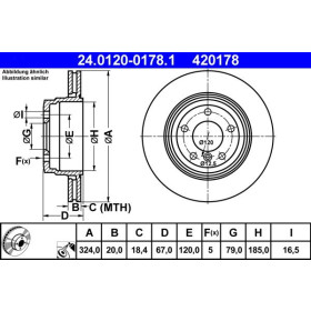 ATE Brzdový kotouč větraný Ø324mm 24.0120-0178.1_thumb2