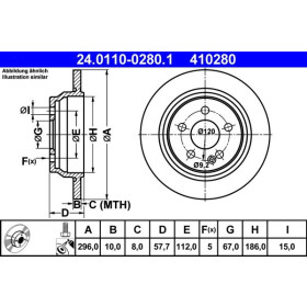 ATE Brzdový kotouč plný Ø296mm 24.0110-0280.1_thumb2