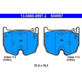 ATE Sada brzdových doštiček 13.0460-4997.2_thumb2