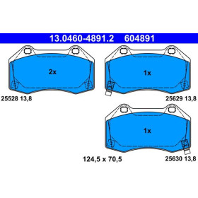 ATE Sada vysoce výkonných brzdových obložení 13.0460-4891.2_thumb2