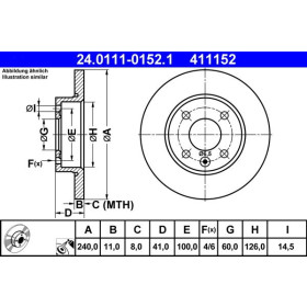 ATE Brzdový kotouč plný Ø240mm 24.0111-0152.1_thumb2