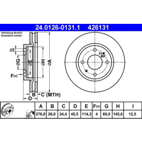 ATE Brzdový kotouč větraný Ø276mm 24.0126-0131.1_thumb2