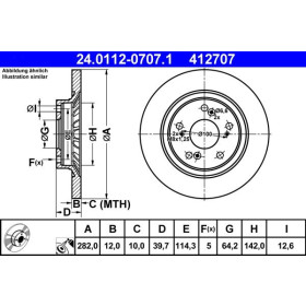 ATE Brzdový kotouč plný Ø282mm 24.0112-0707.1_thumb2