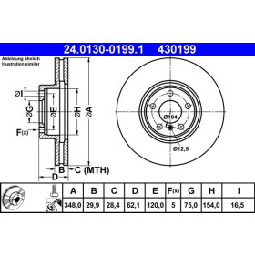 ATE Brzdový kotouč větraný Ø348mm 24.0130-0199.1_thumb2