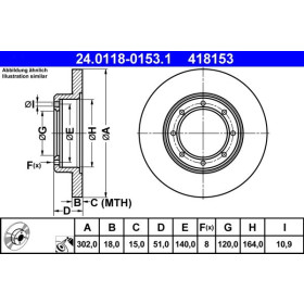 ATE Brzdový kotouč plný Ø302mm 24.0118-0153.1_thumb2