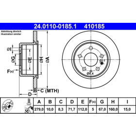 ATE Brzdový kotouč plný Ø279mm 24.0110-0185.1_thumb2