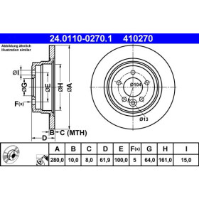 ATE Brzdový kotouč plný Ø280mm 24.0110-0270.1_thumb2