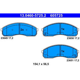 ATE Sada brzdových doštiček 13.0460-5725.2_thumb2