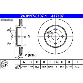 ATE Brzdový kotouč větraný Ø246mm 24.0117-0107.1_thumb2