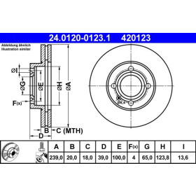 ATE Brzdový kotouč větraný Ø239mm 24.0120-0123.1_thumb2