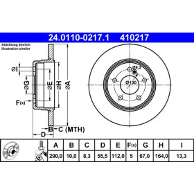 ATE Brzdový kotouč plný Ø290mm 24.0110-0217.1_thumb2