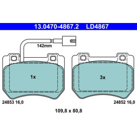 ATE Sada brzdových doštiček 13.0470-4867.2_thumb2