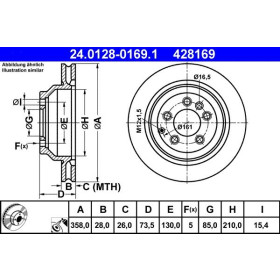 ATE Brzdový kotouč větraný Ø358mm 24.0128-0169.1_thumb2