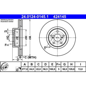 ATE Brzdový kotouč větraný Ø277mm 24.0124-0145.1_thumb2