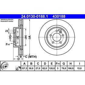 ATE Brzdový kotouč větraný Ø338mm 24.0130-0188.1_thumb2