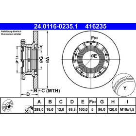 ATE Brzdový kotouč plný Ø288,0mm 24.0116-0235.1_thumb2