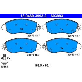 ATE Sada brzdových doštiček 13.0460-3993.2_thumb2