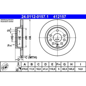 ATE Brzdový kotouč plný Ø278mm 24.0112-0157.1_thumb2